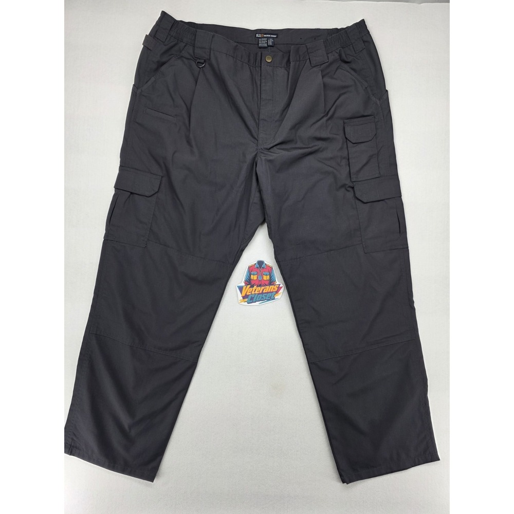 5.11 Tactical Taclite Pro Pants Mens 44x32 Black Ripstop Cargo Stretch 143 NWOT